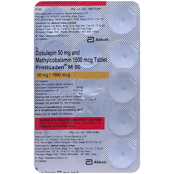 prothiaden 50mg tablet 15's